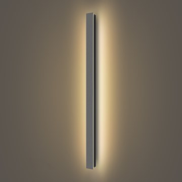 Brilagi - LED buitenwandarmatuur LINEAR LED/22W/230V 3000K IP65 100 cm antraciet