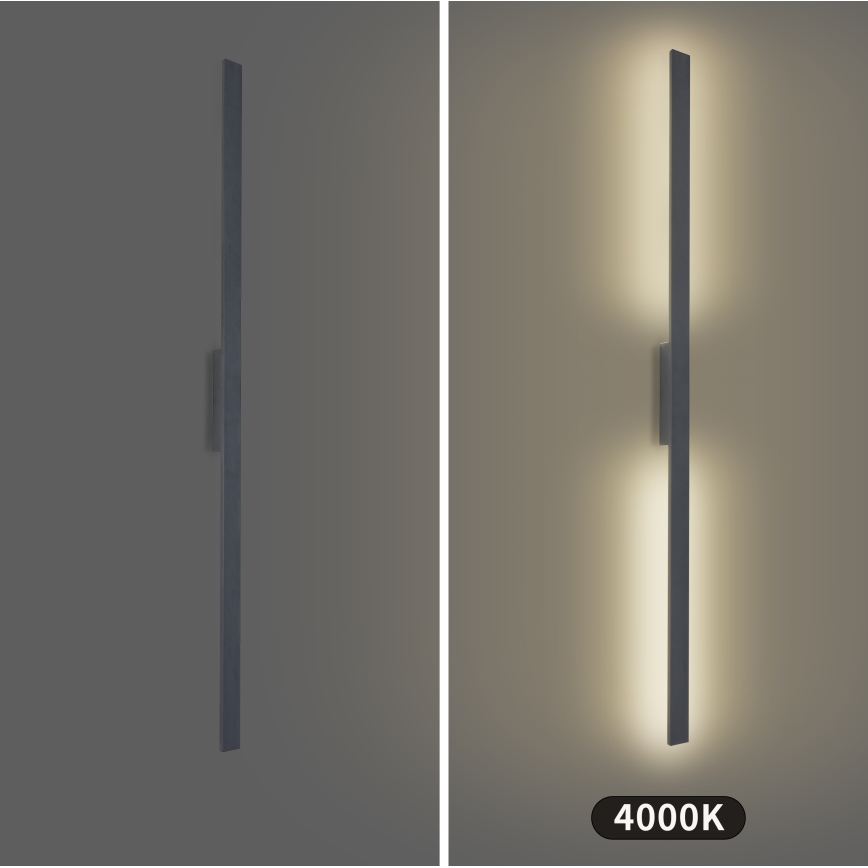 Brilagi - LED buitenwandlamp LUNA LED/30W/230V 4000K IP65 150 cm antraciet CRI 90