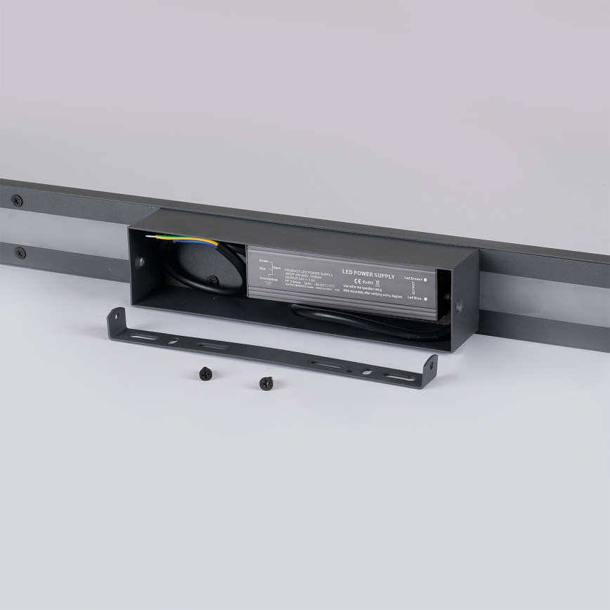 Brilagi - LED buitenwandlamp LUNA LED/30W/230V 4000K IP65 150 cm antraciet CRI 90