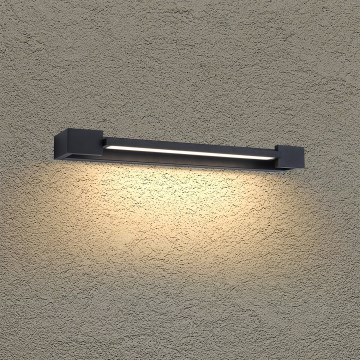 BRILAGI - LED Buitenwandlamp AQUA LINE LED/12W/230V 45 cm IP44 zwart CRI 90
