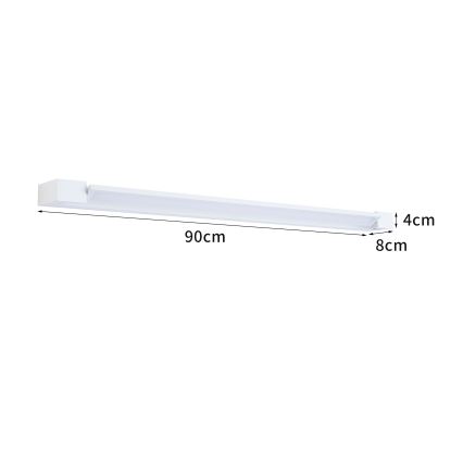 BRILAGI - LED buitenwandlamp AQUA LINE LED/24W/230V 90 cm IP44 wit CRI 90