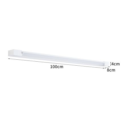 BRILAGI - LED Buitenwandlamp AQUA LINE LED/28W/230V 100 cm IP44 wit CRI 90
