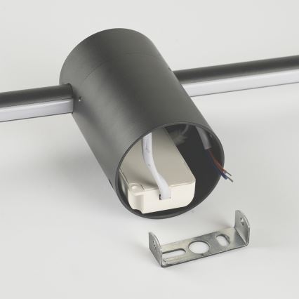 Brilagi - LED buitenwandlamp AURA LED/12W/230V 3000K IP54 65 cm antraciet