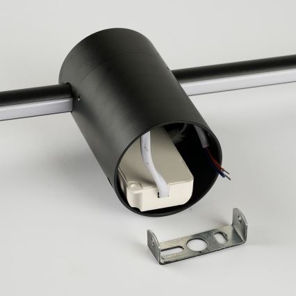 Brilagi - LED buitenwandlamp AURA LED/12W/230V 3000K IP54 65 cm zwart CRI 90