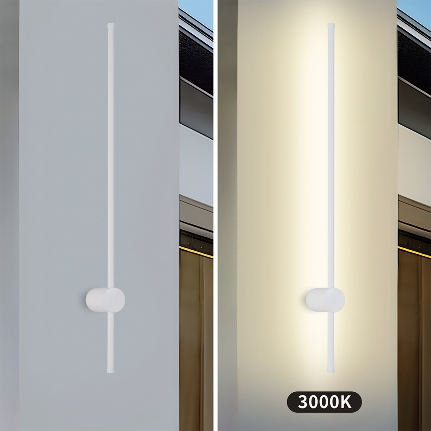Brilagi - LED buitenwandlamp AURA LED/20W/230V 3000K IP54 97 cm wit CRI 90