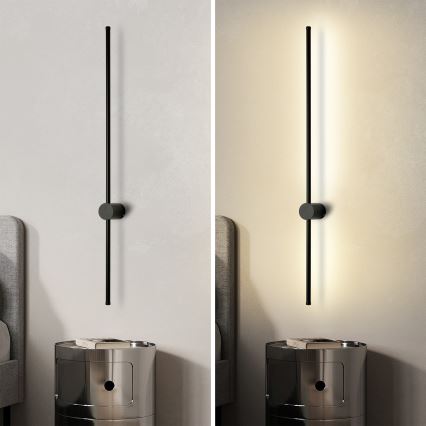 Brilagi - LED buitenwandlamp AURA LED/20W/230V 4000K IP54 97 cm zwart