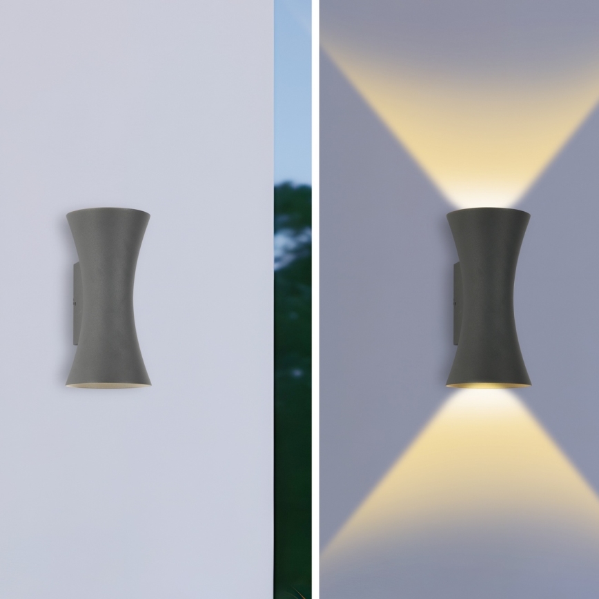 Brilagi - LED buitenwandlamp BICON LED/10W/230V antraciet IP44