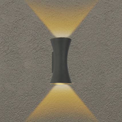 Brilagi - LED buitenwandlamp BICON LED/10W/230V antraciet IP44