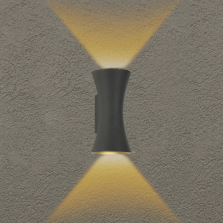 Brilagi - LED buitenwandlamp BICON LED/10W/230V antraciet IP44