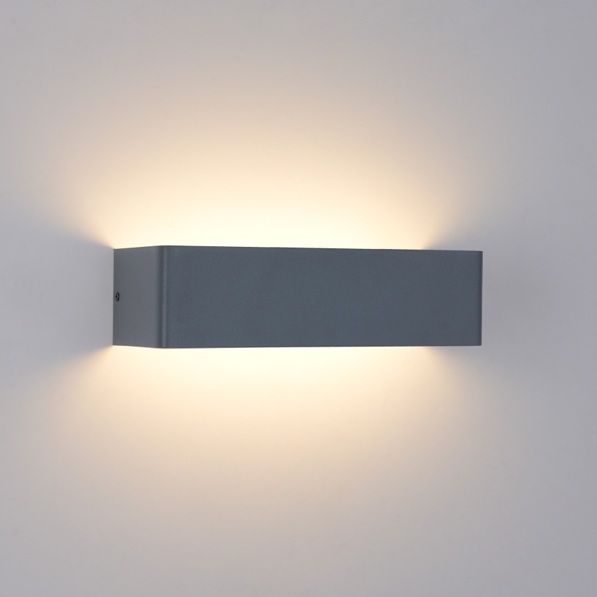 Brilagi - LED buitenwandlamp DONNANI LED/12W/230V 30 cm antraciet IP44