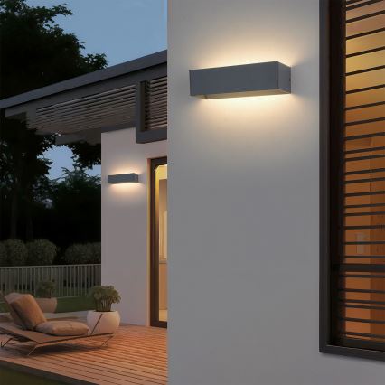 Brilagi - LED buitenwandlamp DONNANI LED/12W/230V 30 cm antraciet IP44
