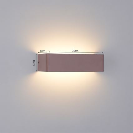Brilagi - LED buitenwandlamp DONNANI LED/12W/230V 30 cm bruin IP44