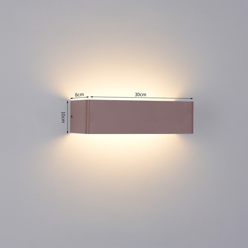 Brilagi - LED buitenwandlamp DONNANI LED/12W/230V 30 cm bruin IP44