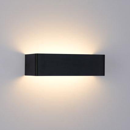 Brilagi - LED buitenwandlamp DONNANI LED/12W/230V 30 cm zwart IP44
