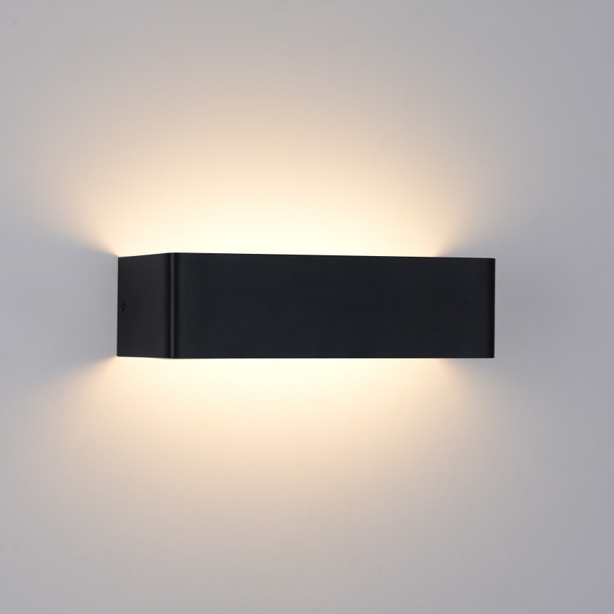Brilagi - LED buitenwandlamp DONNANI LED/12W/230V 30 cm zwart IP44