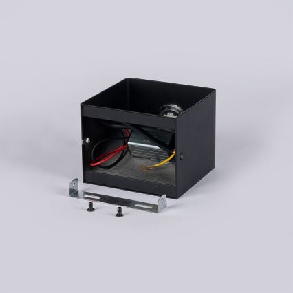 Brilagi - LED buitenwandlamp DONNANI LED/5W/230V 10 cm zwart IP44
