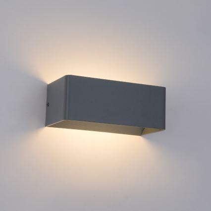 Brilagi - LED buitenwandlamp DONNANI LED/7W/230V 20 cm antraciet IP44
