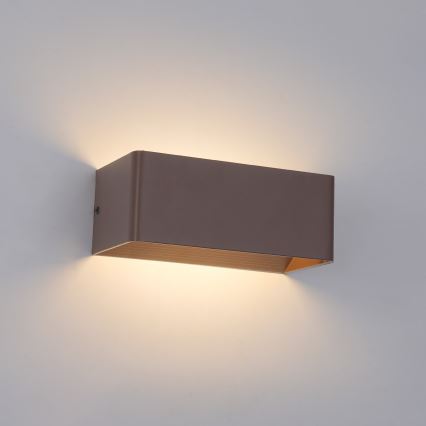 Brilagi - LED buitenwandlamp DONNANI LED/7W/230V 20 cm bruin IP44
