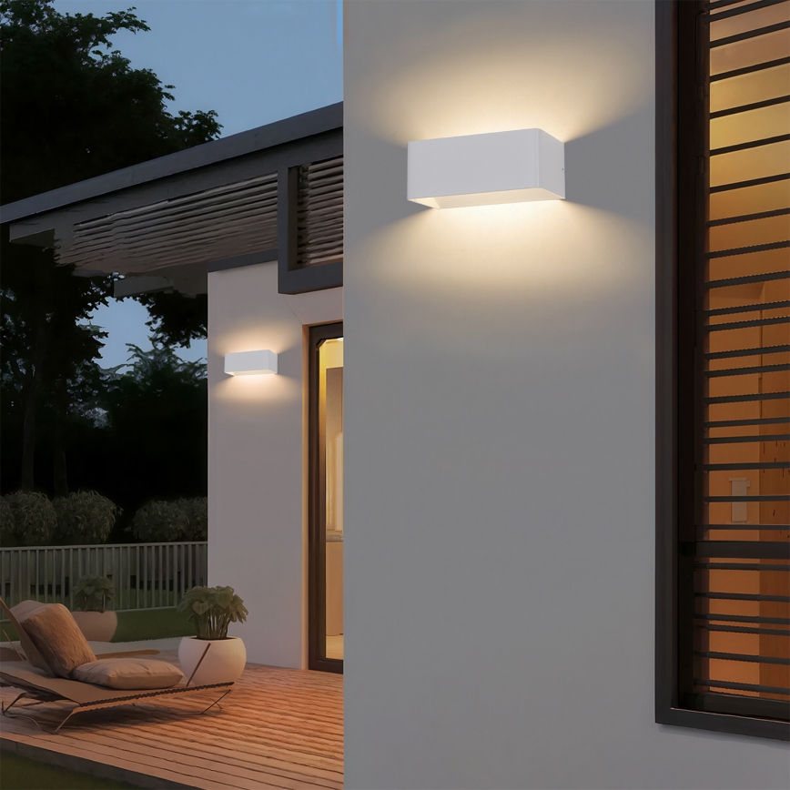 Brilagi - LED buitenwandlamp DONNANI LED/7W/230V 20 cm wit IP44