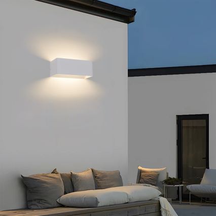 Brilagi - LED buitenwandlamp DONNANI LED/7W/230V 20 cm wit IP44