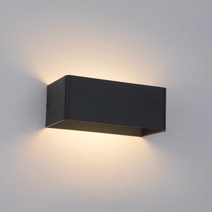 Brilagi - LED Buitenwandlamp DONNANI LED/7W/230V 20 cm zwart IP44