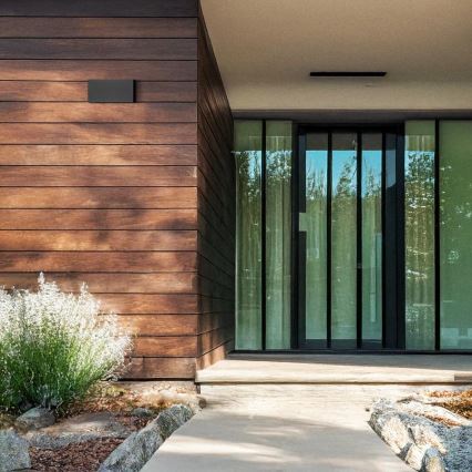 Brilagi - LED buitenwandlamp DOUBLE CUBE LED/12W/230V antraciet IP65