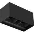Brilagi - LED buitenwandlamp DOUBLE CUBE LED/12W/230V zwart IP65