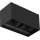 Brilagi - LED buitenwandlamp DOUBLE CUBE LED/12W/230V zwart IP65