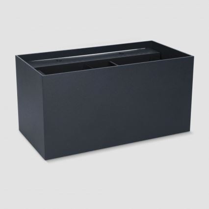 Brilagi - LED buitenwandlamp DOUBLE CUBE LED/12W/230V zwart IP65