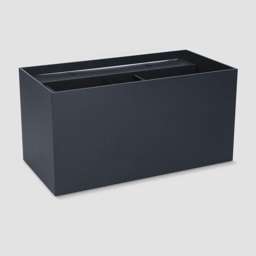 Brilagi - LED buitenwandlamp DOUBLE CUBE LED/12W/230V zwart IP65