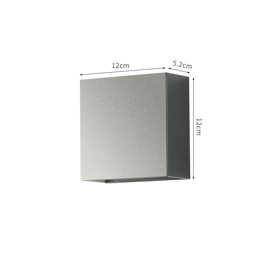 Brilagi - LED buitenwandlamp DOUBLERAY LED/4W/230V antraciet IP65