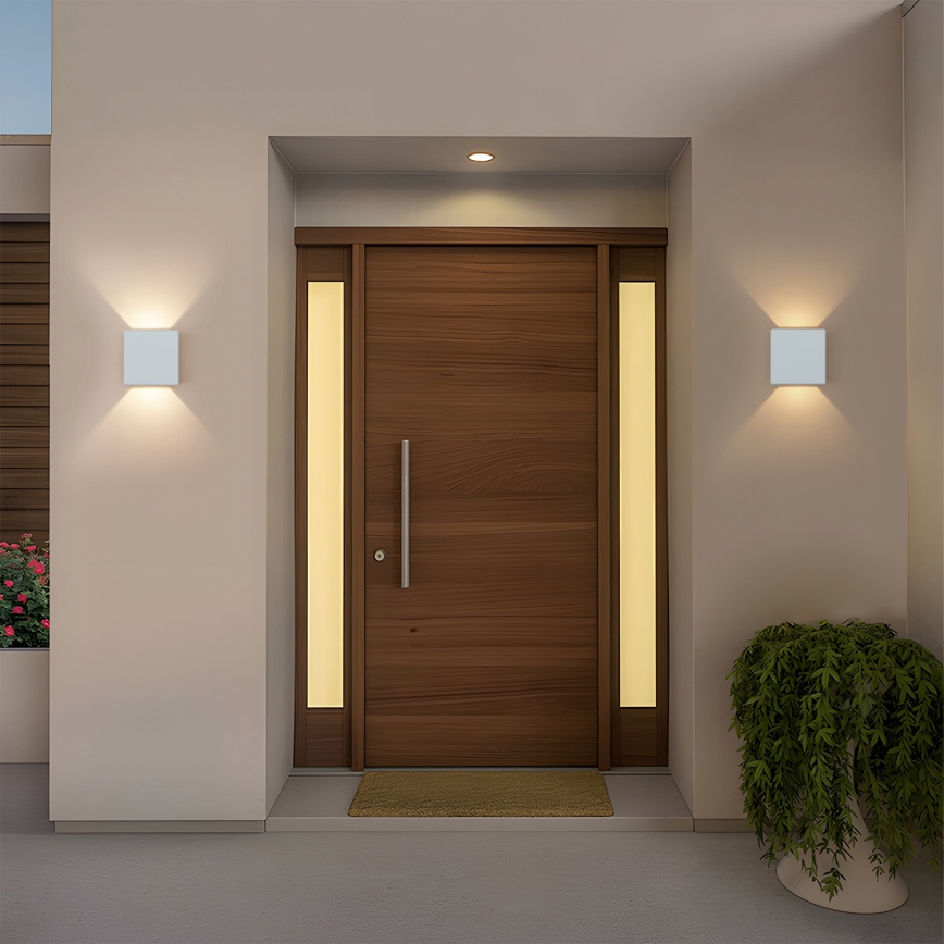 Brilagi - LED buitenwandlamp DOUBLERAY LED/6W/230V wit IP54