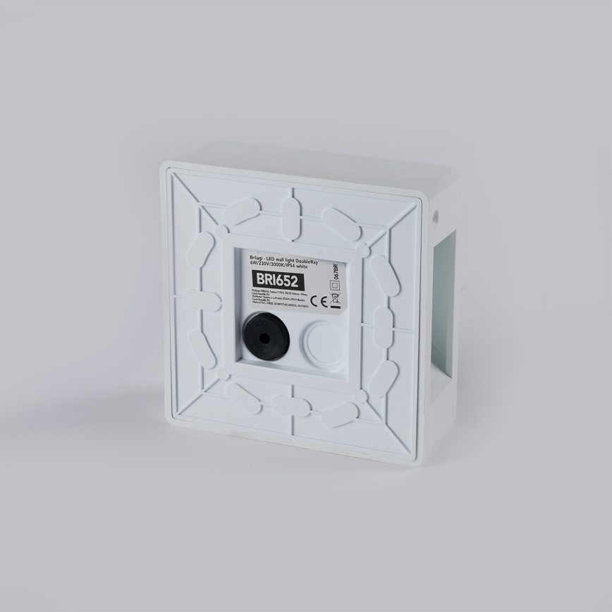 Brilagi - LED buitenwandlamp DOUBLERAY LED/6W/230V wit IP54