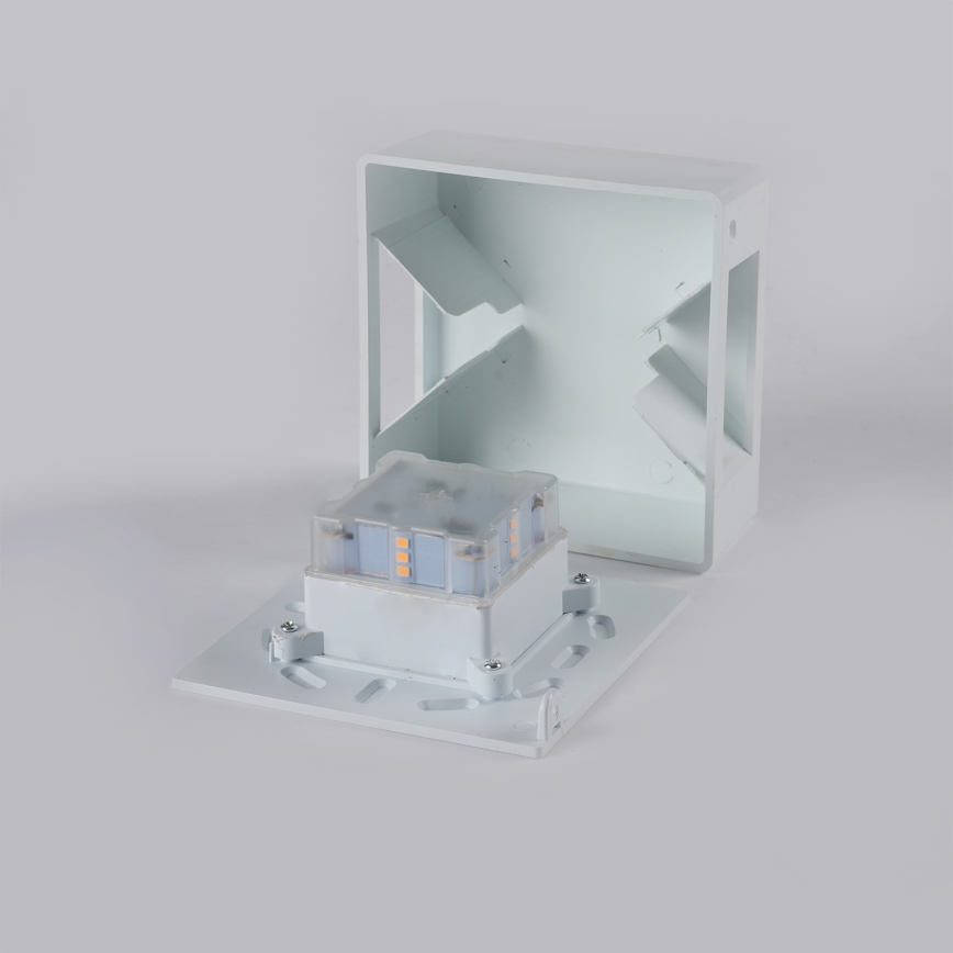 Brilagi - LED buitenwandlamp DOUBLERAY LED/6W/230V wit IP54