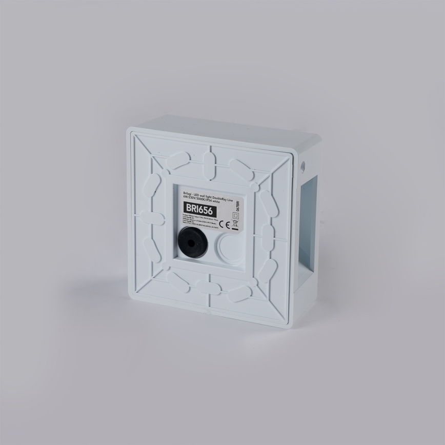 Brilagi - LED buitenwandlamp DOUBLERAY LINE LED/6W/230V wit IP54