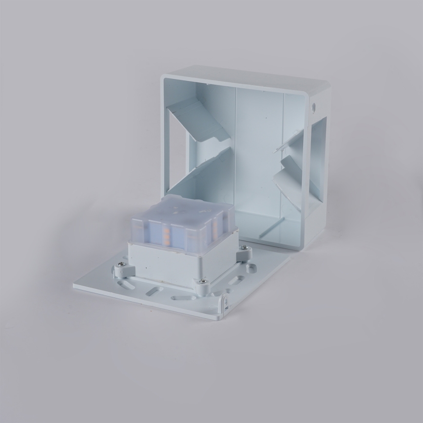 Brilagi - LED buitenwandlamp DOUBLERAY LINE LED/6W/230V wit IP54