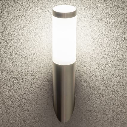 BRILAGI - LED buitenwandlamp ELIA 1xE27/7W/230V 4000K IP44 mat chroom