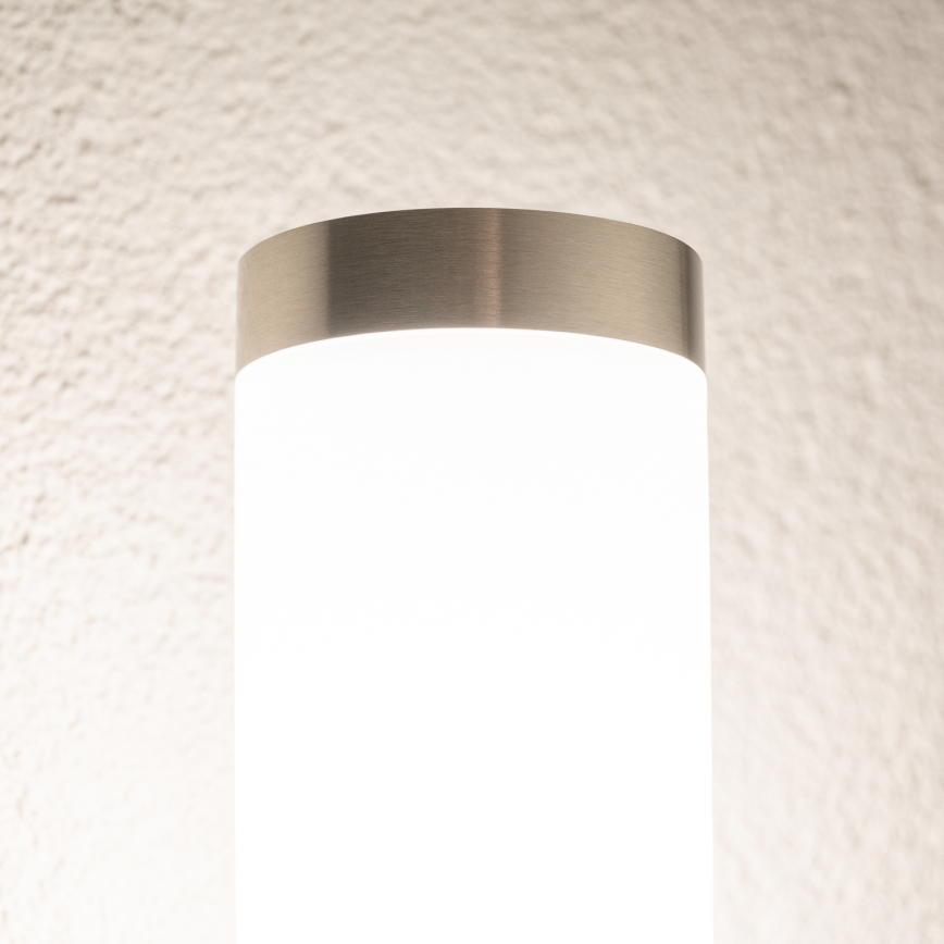BRILAGI - LED buitenmuurlamp ELIA 1xE27/7W/230V 4000K IP44 mat chroom