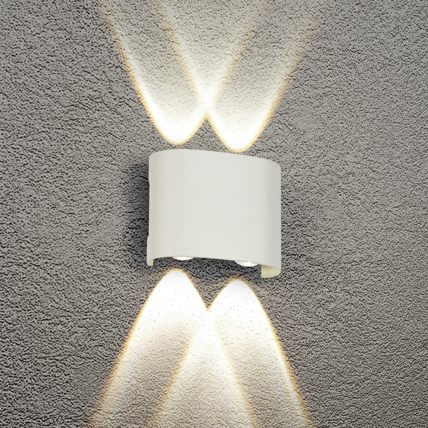 Brilagi - LED buitenwandlamp FLAREBOX LED/4W/230V wit IP65