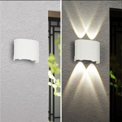 Brilagi - LED buitenwandlamp FLAREBOX LED/4W/230V wit IP65