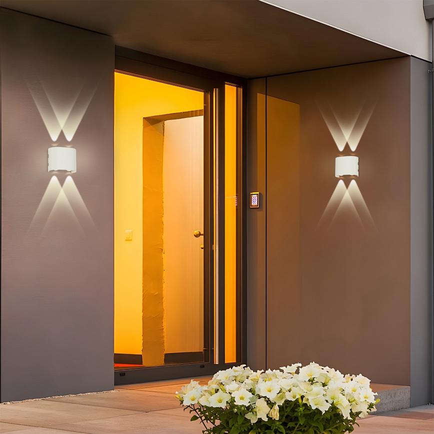 Brilagi - LED buitenwandlamp FLAREBOX LED/4W/230V wit IP65