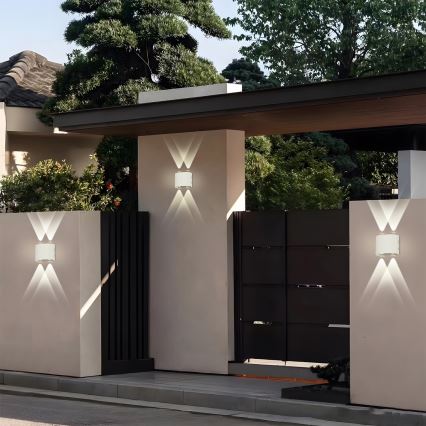 Brilagi - LED buitenwandlamp FLAREBOX LED/4W/230V wit IP65