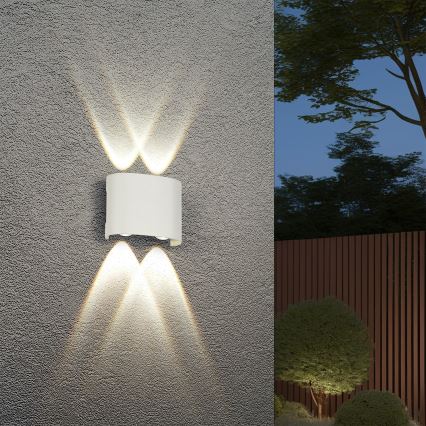Brilagi - LED buitenwandlamp FLAREBOX LED/4W/230V wit IP65