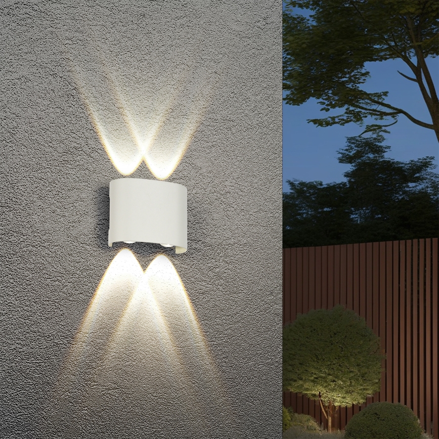 Brilagi - LED buitenwandlamp FLAREBOX LED/4W/230V wit IP65