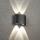 Brilagi - LED buitenwandlamp FLAREBOX LED/4W/230V zwart IP65