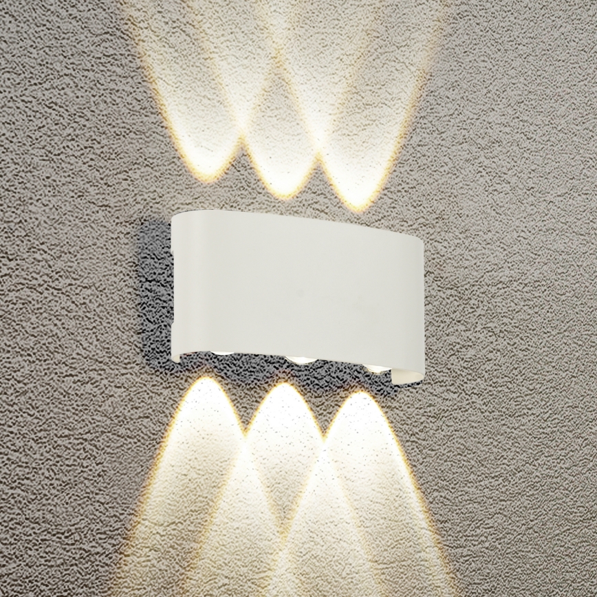 Brilagi - LED buitenwandlamp FLAREBOX LED/6W/230V wit IP65