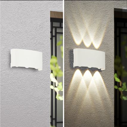 Brilagi - LED buitenwandlamp FLAREBOX LED/6W/230V wit IP65