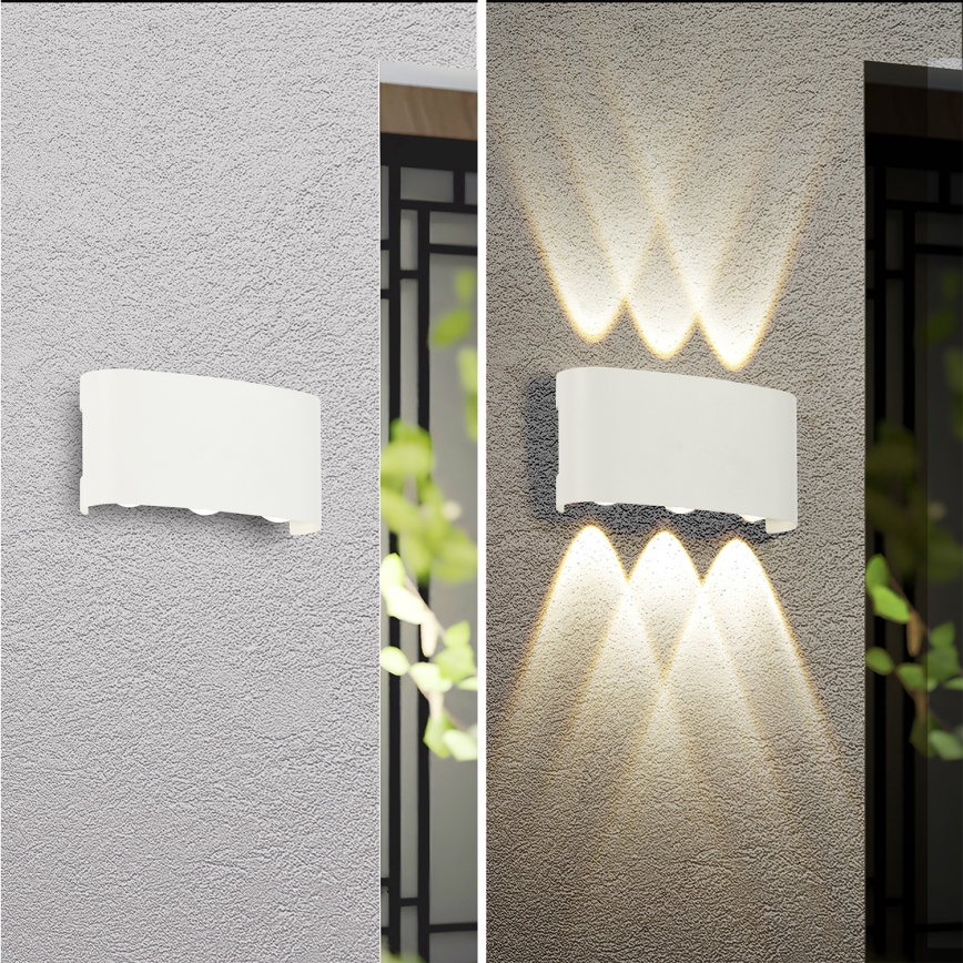 Brilagi - LED buitenwandlamp FLAREBOX LED/6W/230V wit IP65
