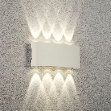 Brilagi - LED buitenwandlamp FLAREBOX LED/8W/230V wit IP65