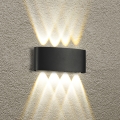 Brilagi - LED buitenwandlamp FLAREBOX LED/8W/230V zwart IP65